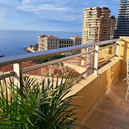 아파트 Exceptionnel Sea View- Monaco -2 Bedrooms 로퀴에브륀캡마르탱