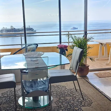 아파트 Exceptionnel Sea View- Monaco -2 Bedrooms 로퀴에브륀캡마르탱