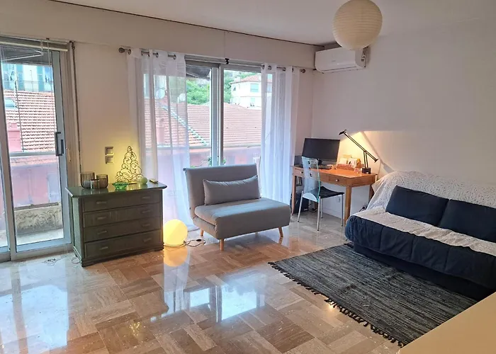 شقة Exceptionnel Sea View- Monaco - 2 Joined Toghether - 110 M2 روكوبرُن كاب مارتي